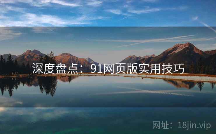 深度盘点：91网页版实用技巧