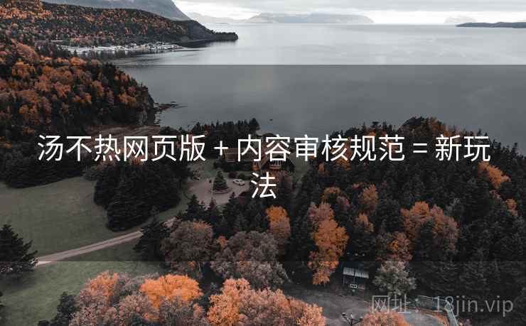 汤不热网页版 + 内容审核规范 = 新玩法