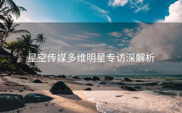 星空传媒多维明星专访深解析