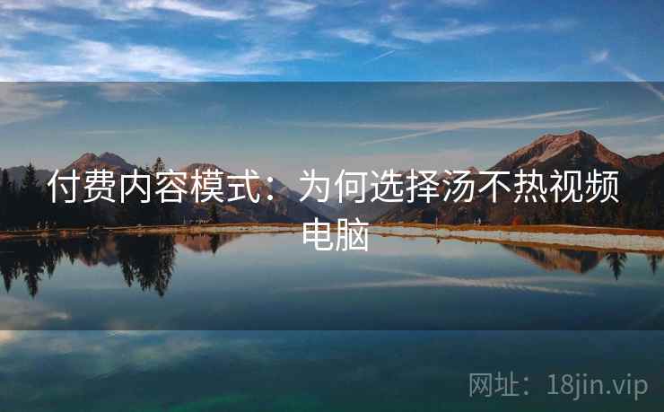付费内容模式：为何选择汤不热视频电脑