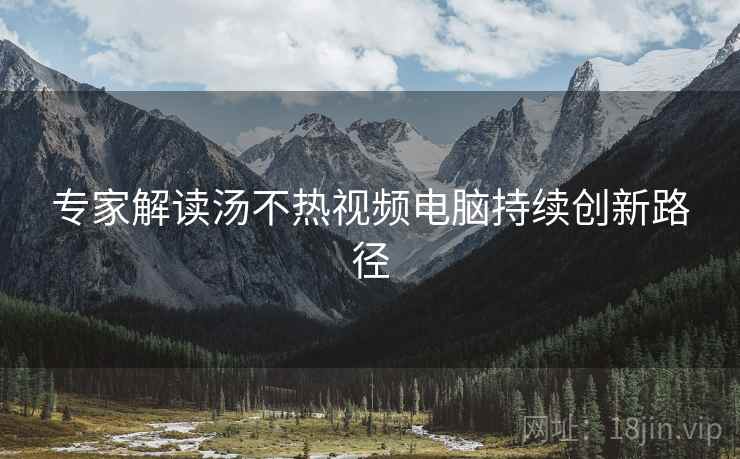 专家解读汤不热视频电脑持续创新路径
